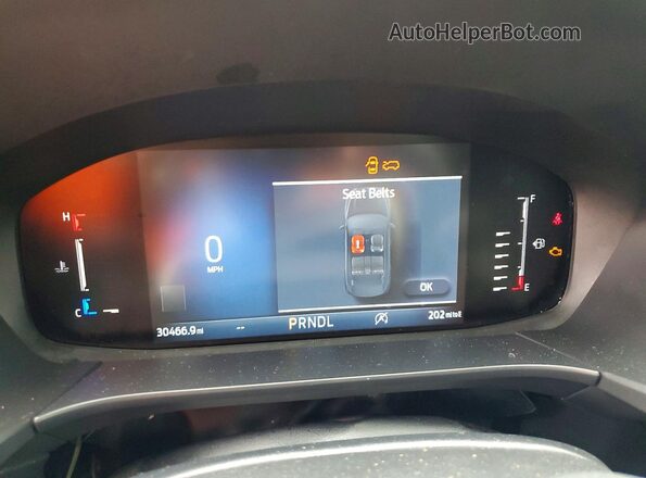 1FMCU0MN0PUA38334 2023 FORD ESCAPE White Widok zestawu wskaźników
