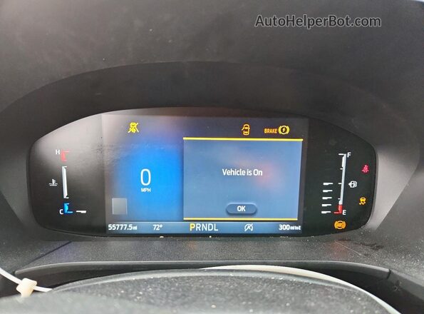 1FMCU0MN1PUB44212 2023 FORD ESCAPE White Вид щитка приладів