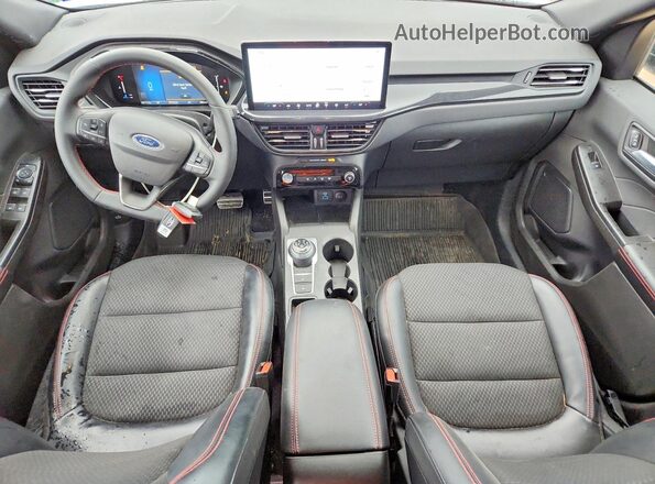 1FMCU0MN1PUB44212 2023 FORD ESCAPE White Вид панелі приладів