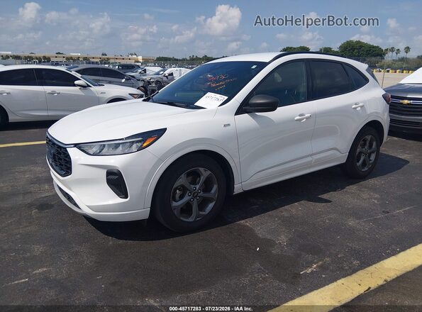 1FMCU0MN2PUA60478 2023 FORD ESCAPE White Vista tres cuartos delantera izquierda