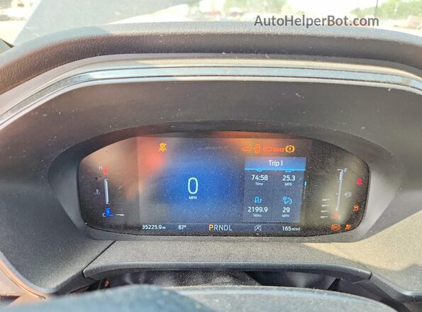 1FMCU0MN2RUA97789 2024 FORD ESCAPE Black Instrument cluster view