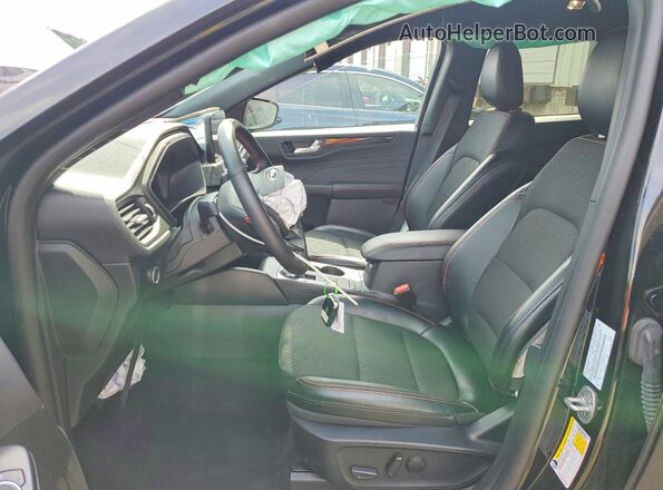 1FMCU0MN2SUB32532 2025 FORD ESCAPE Black წინა სალონის ხედი