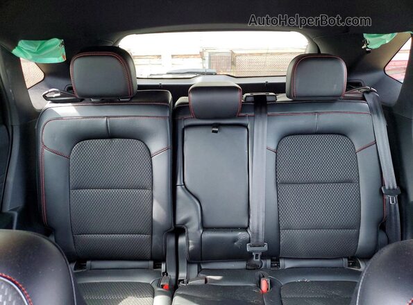 1FMCU0MN2SUB32532 2025 FORD ESCAPE Black უკანა სავარძლების ხედი