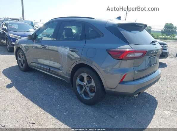 1FMCU0MN3PUA25822 2023 FORD ESCAPE Gray Trasero izquierdo