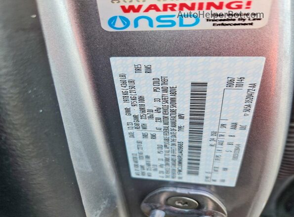 1FMCU0MN6RUA09665 2024 FORD ESCAPE Silver Вид наклейки з VIN-кодом