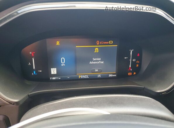 1FMCU0MN6SUA25029 2025 FORD ESCAPE Red Вид щитка приладів