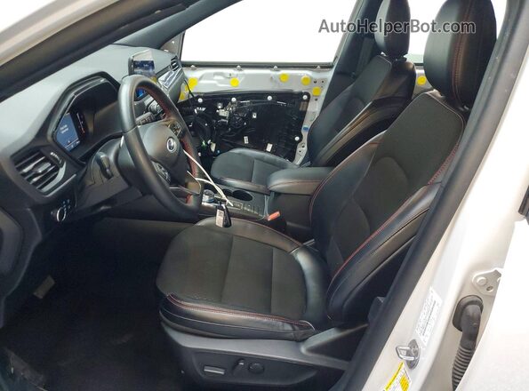 1FMCU0MN6SUB22604 2025 FORD ESCAPE Gray Widok wnętrza z przodu
