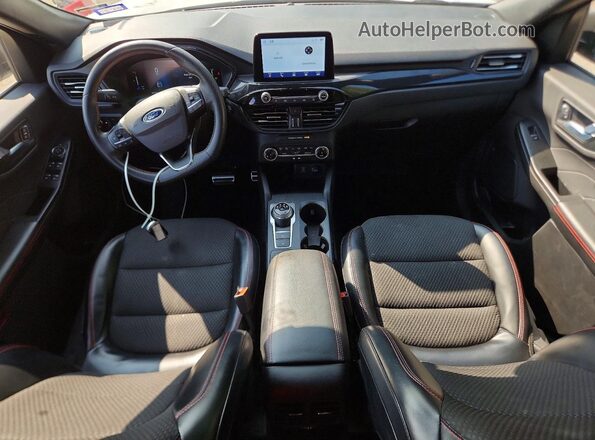 1FMCU0MN7PUA09056 2023 FORD ESCAPE Белый Вид панели приборов