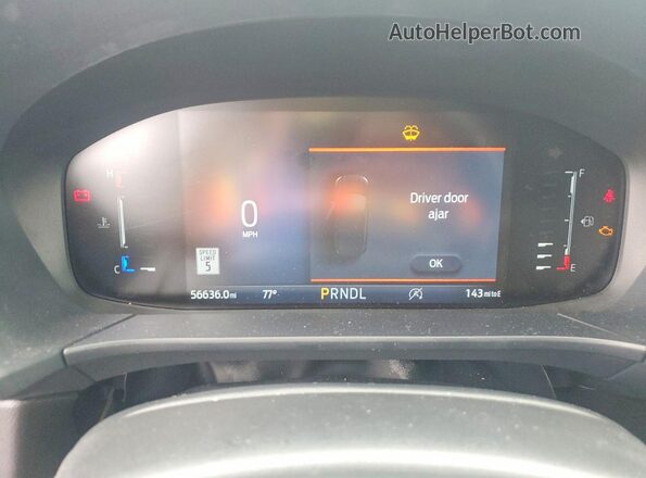 1FMCU0MN7PUA83013 2023 FORD ESCAPE Silver Instrument cluster view