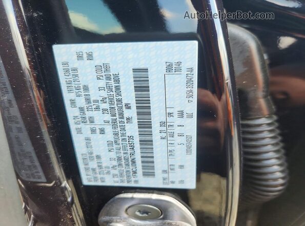 1FMCU0MN7RUA85735 2024 FORD ESCAPE Black VIN կոդի պիտակի տեսք
