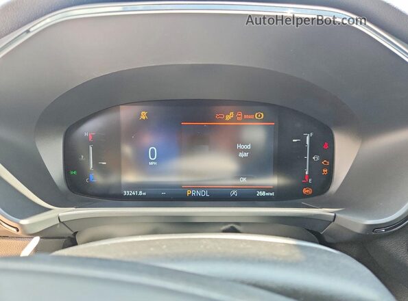 1FMCU0MN7SUB36625 2025 FORD ESCAPE Gray Instrument cluster view