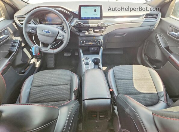 1FMCU0MN7SUB36625 2025 FORD ESCAPE Gray Dashboard view