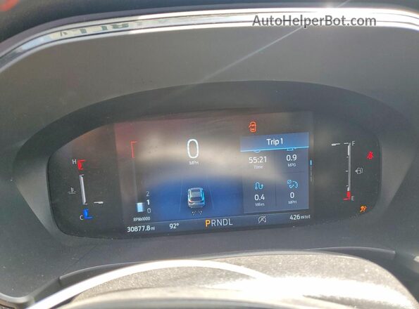 1FMCU0MN7SUB43039 2025 FORD ESCAPE Gray Vista del cuadro de instrumentos