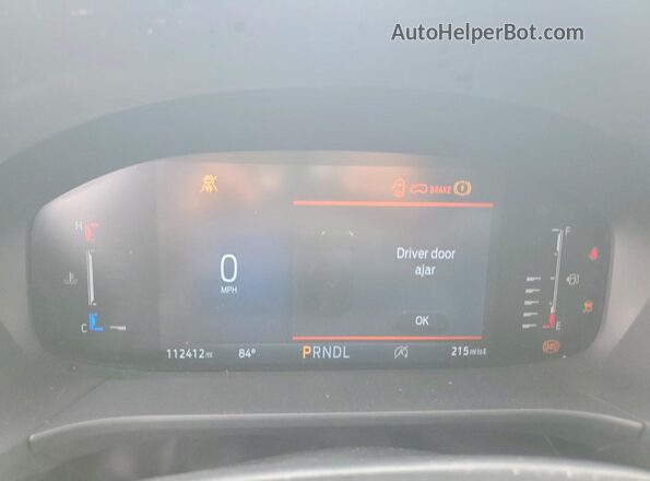 1FMCU0MN8PUA08191 2023 FORD ESCAPE Blue ხელსაწყოთა პანელის ხედი
