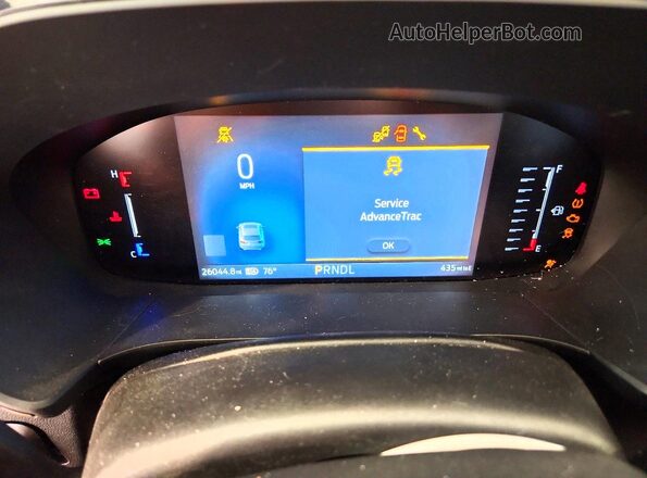 1FMCU0MN8PUA73820 2023 FORD ESCAPE Красный Вид щитка приборов