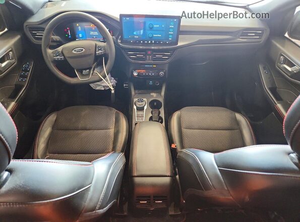 1FMCU0MN8PUA73820 2023 FORD ESCAPE Красный Вид панели приборов