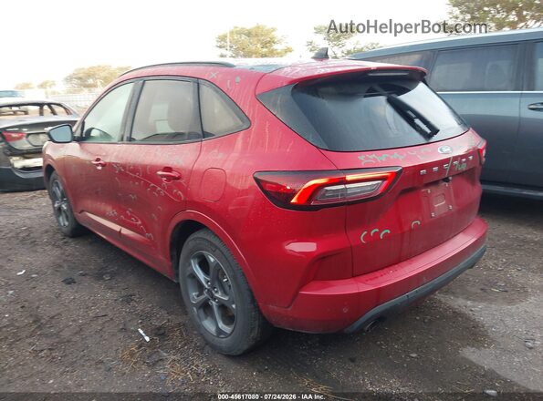 1FMCU0MN8PUB44031 2023 FORD ESCAPE Red უკანა მარცხენა