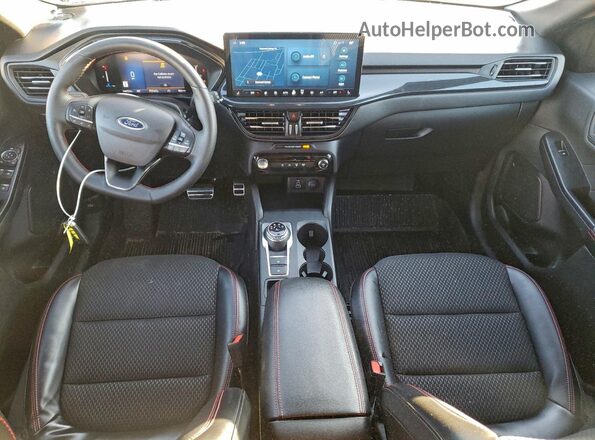 1FMCU0MN8RUB51063 2024 FORD ESCAPE Черный Вид панели приборов