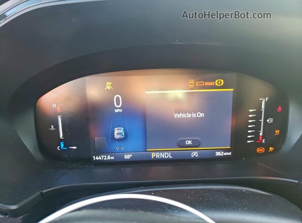 1FMCU0MN8RUB51063 2024 FORD ESCAPE Черный Вид щитка приборов
