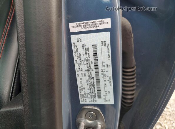 1FMCU0MN9PUA98032 2023 FORD ESCAPE Blue VIN კოდის სტიკერის ხედი
