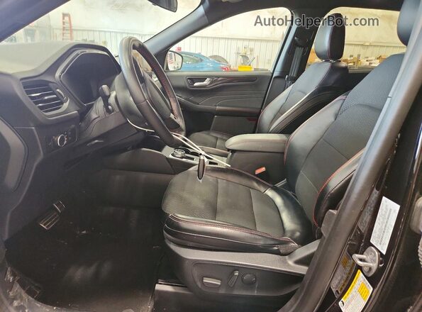 1FMCU0MNXRUA45584 2024 FORD ESCAPE Black წინა სალონის ხედი