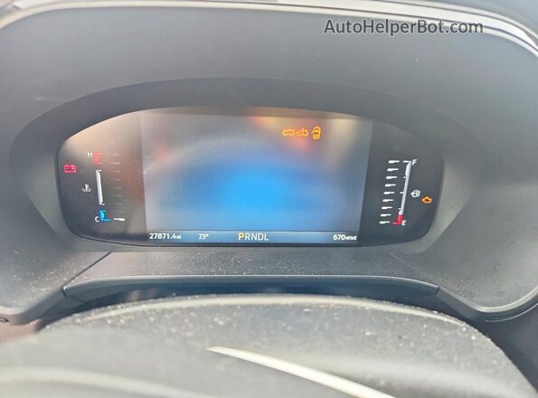 1FMCU0MZ2PUB03073 2023 FORD ESCAPE Gray Widok zestawu wskaźników