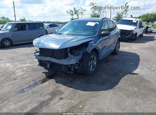 1FMCU0MZ3PUA99650 2023 FORD ESCAPE Light Blue Առջևի ձախ երեք քառորդ տեսարան