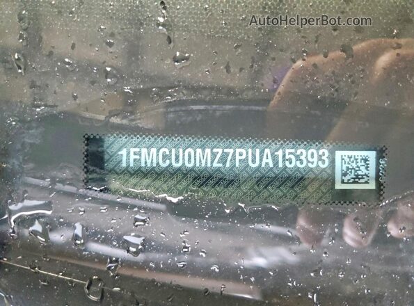 1FMCU0MZ7PUA15393 2023 FORD ESCAPE Black Engine compartment view