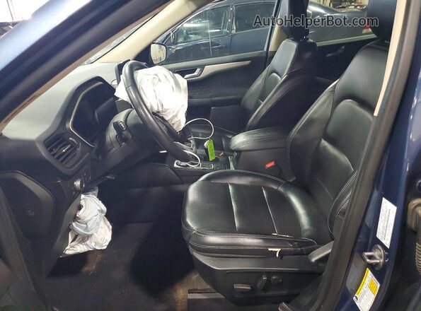1FMCU9BZ1LUC58599 2020 FORD ESCAPE Blue Front interior view