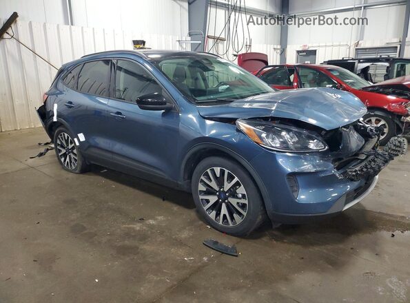 1FMCU9BZ1LUC58599 2020 FORD ESCAPE Blue Front right