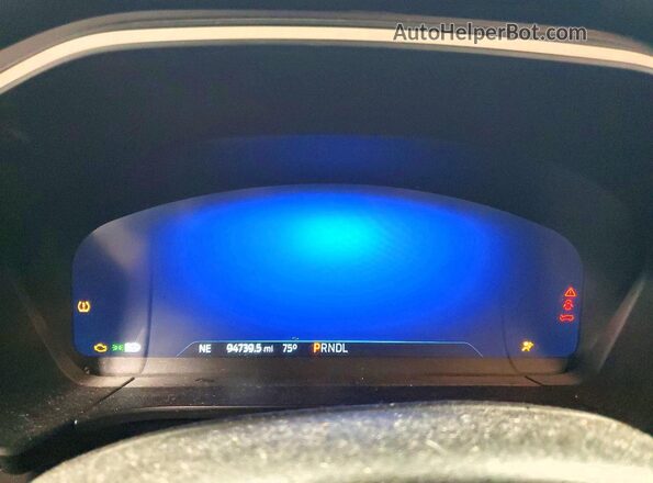1FMCU9BZ1LUC58599 2020 FORD ESCAPE Blue Instrument cluster view