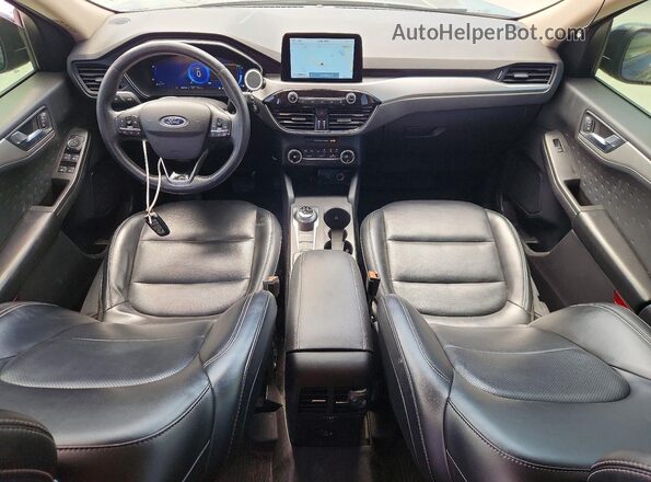1FMCU9BZ2LUB39671 2020 FORD ESCAPE Black Dashboard view