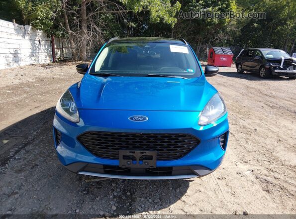 1FMCU9BZ2LUB53571 2020 FORD ESCAPE Blue Vista del cuadro de instrumentos