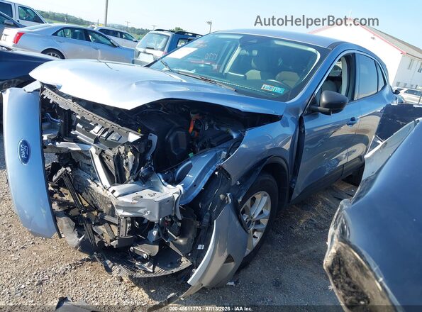 1FMCU9BZ5NUA09287 2022 FORD ESCAPE Серебряный Передняя левая четверть
