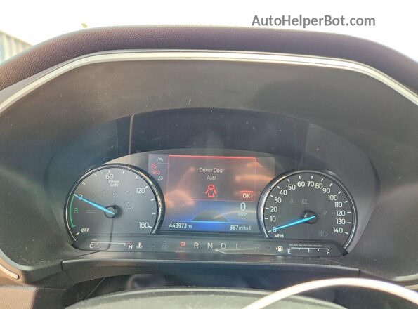 1FMCU9BZ8NUA40338 2022 FORD ESCAPE Red Widok zestawu wskaźników
