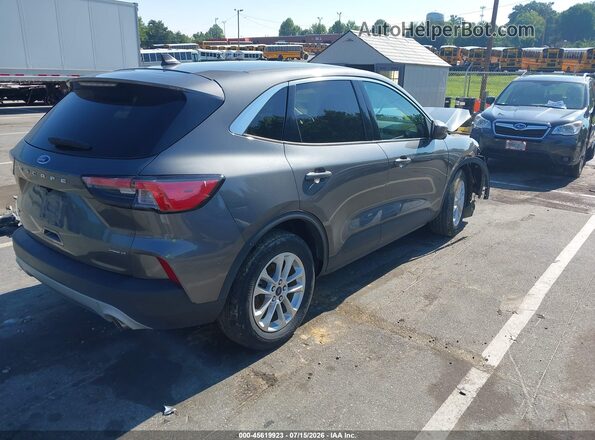 1FMCU9BZ9MUB26496 2021 FORD ESCAPE Gray Trasero derecho