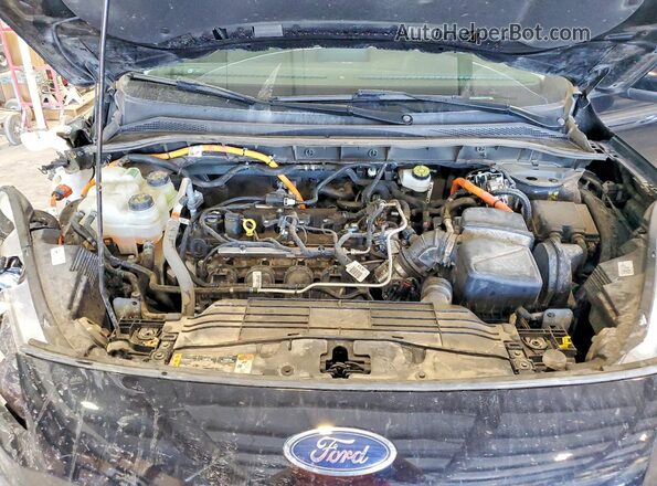 1FMCU9BZXMUB06015 2021 FORD ESCAPE Black Widok komory silnika