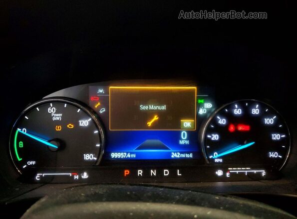1FMCU9BZXMUB06015 2021 FORD ESCAPE Black Widok zestawu wskaźników