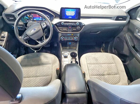 1FMCU9BZXMUB06015 2021 FORD ESCAPE Black Widok deski rozdzielczej