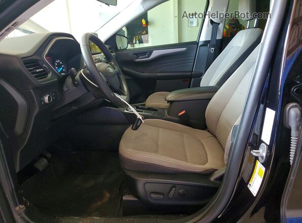 1FMCU9BZXNUA16462 2022 FORD ESCAPE Black Widok wnętrza z przodu