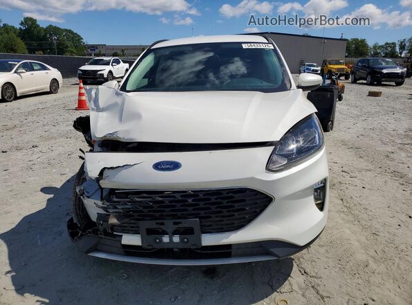 1FMCU9CZ4MUA70210 2021 FORD ESCAPE White Вид спереду