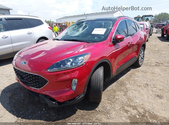 1FMCU9DZ2LUA38627 2020 FORD ESCAPE Red Vista tres cuartos delantera izquierda