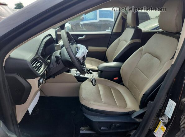 1FMCU9DZ2LUA51104 2020 FORD ESCAPE Black Front interior view