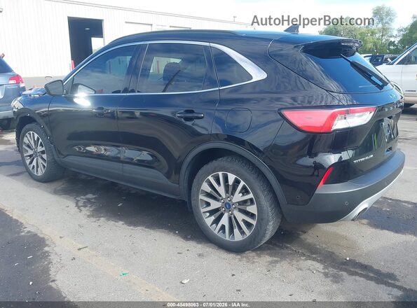 1FMCU9DZ2MUA71242 2021 FORD ESCAPE Black Հետևի ձախ