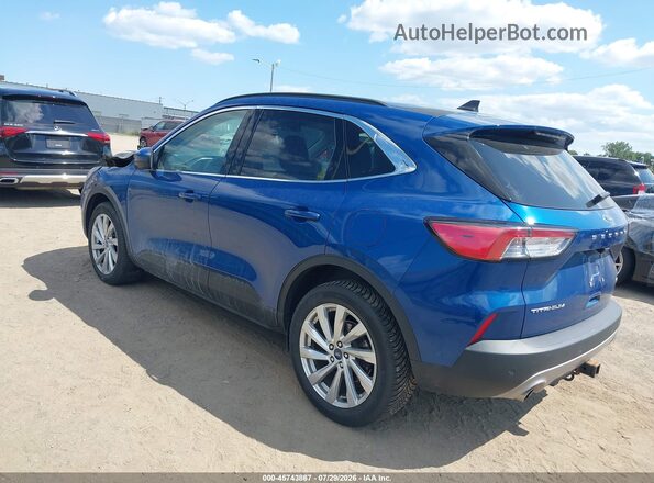 1FMCU9DZ3NUB22376 2022 FORD ESCAPE Blue Tył lewy