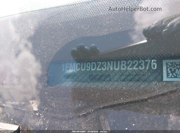 1FMCU9DZ3NUB22376 2022 FORD ESCAPE Blue Widok komory silnika