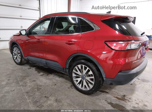 1FMCU9DZ6LUC12795 2020 FORD ESCAPE Red Rear left