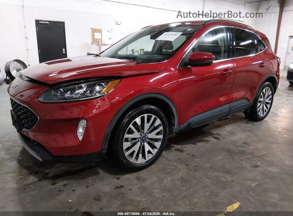 1FMCU9DZ6LUC12795 2020 FORD ESCAPE Red Front left