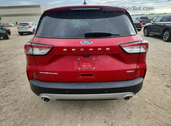 1FMCU9DZ8LUB67844 2020 FORD ESCAPE Red Rear view
