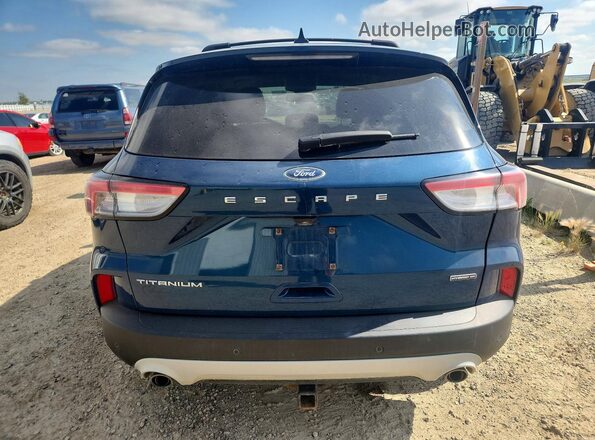 1FMCU9DZ8LUB76026 2020 FORD ESCAPE Teal Rear view